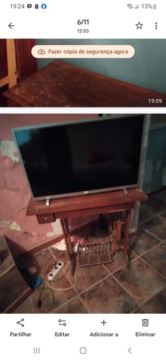 Mesa de costura antiga