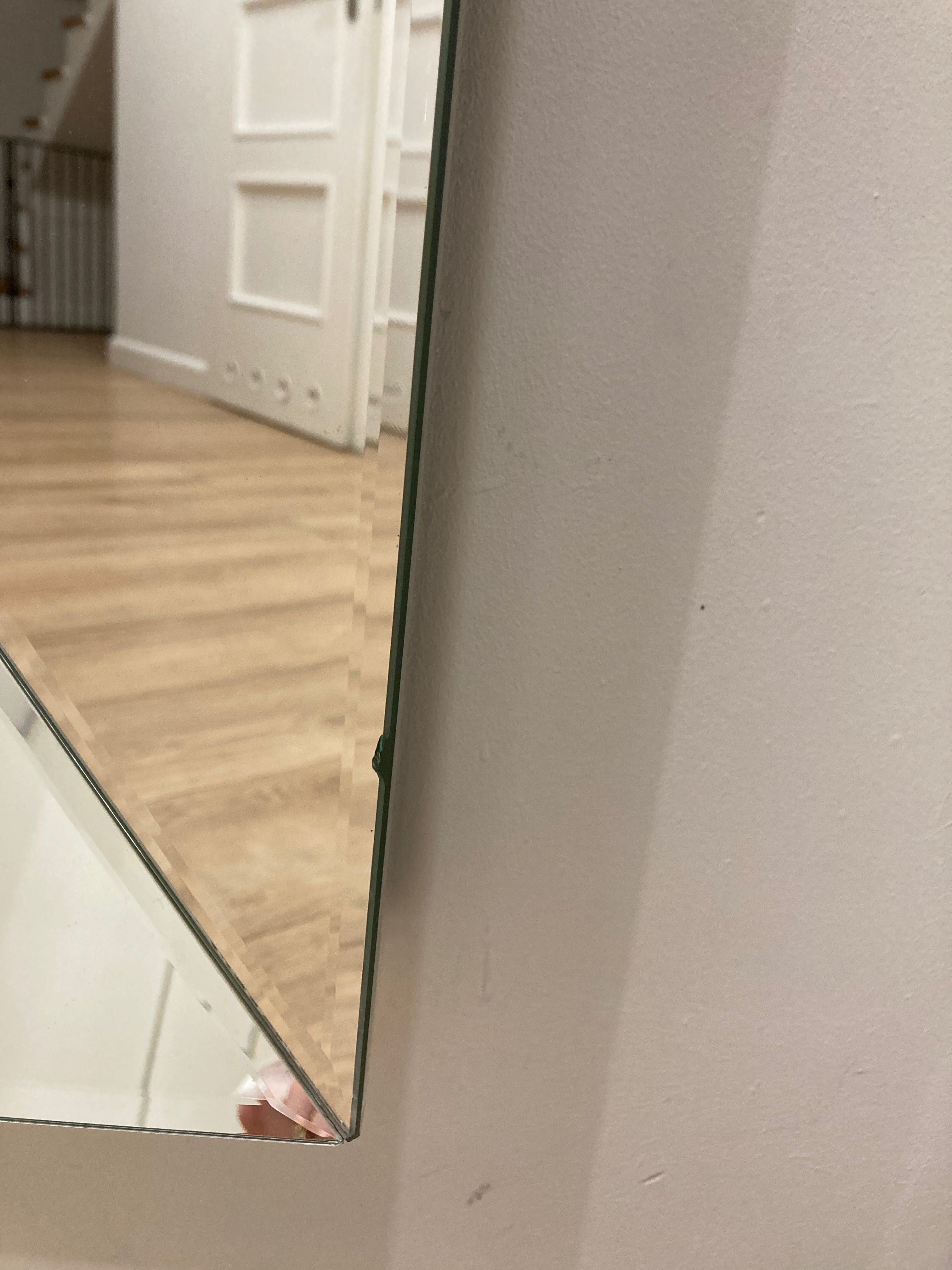 LUSTRO 180CM w lustrzanej ramie 3D Glamour