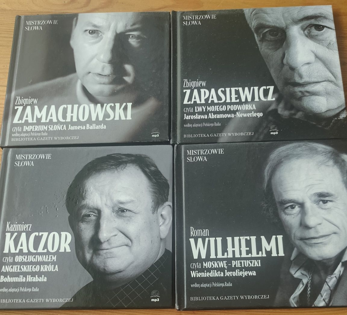 Audiobooki z serii MISTRZOWIE SŁOWA 14szt. Format mp3