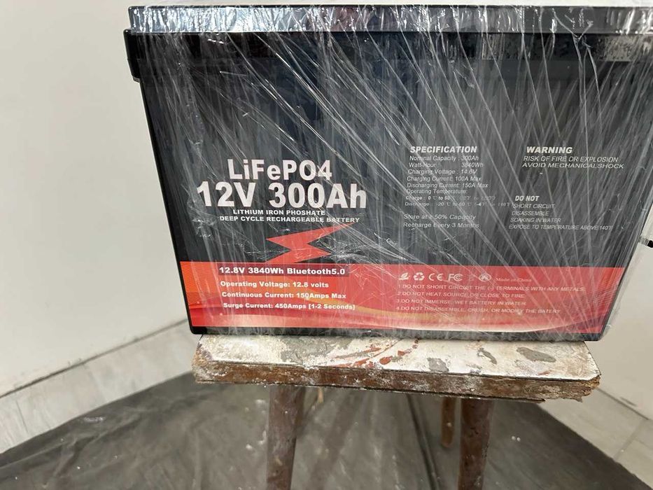 LiFePO4 аккумулятор 12.8V 300Ah - є 6 шт