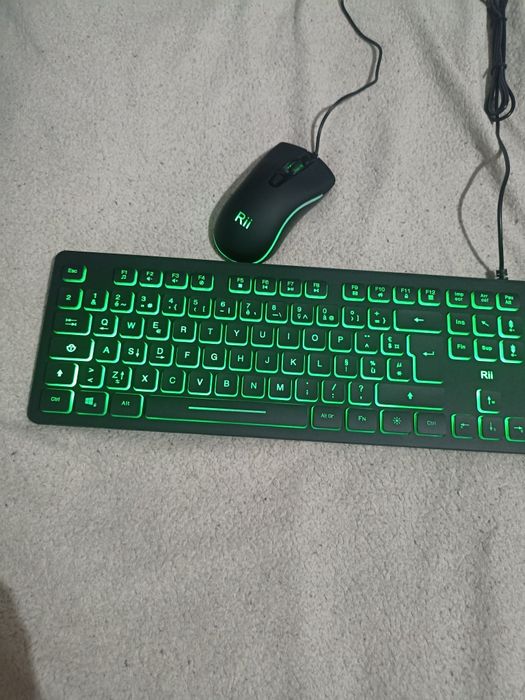 Nowa klawiatura RGB + myszka
