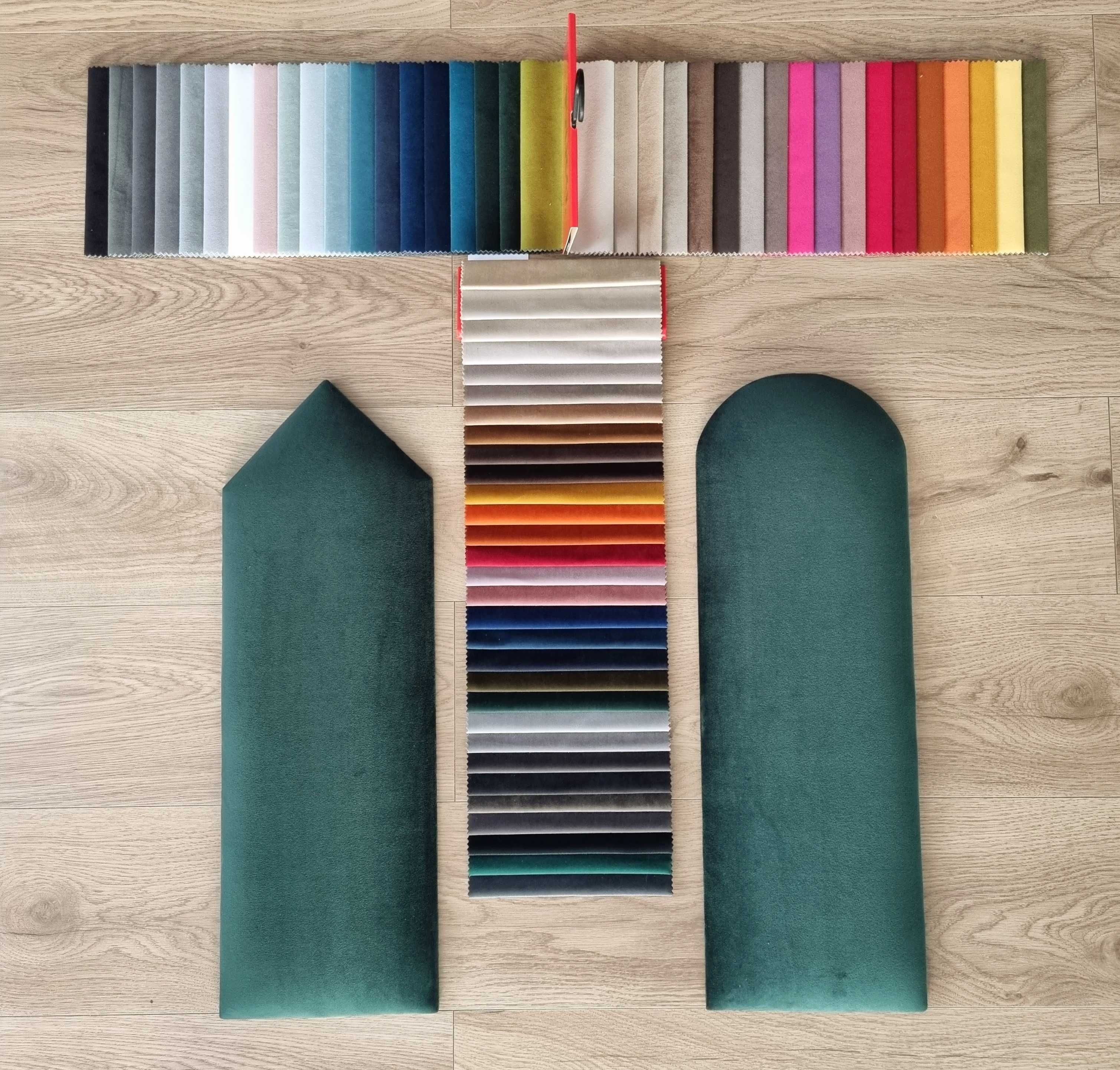 Płotek panele tapicerowane 60cmx20cm materiał Velvet