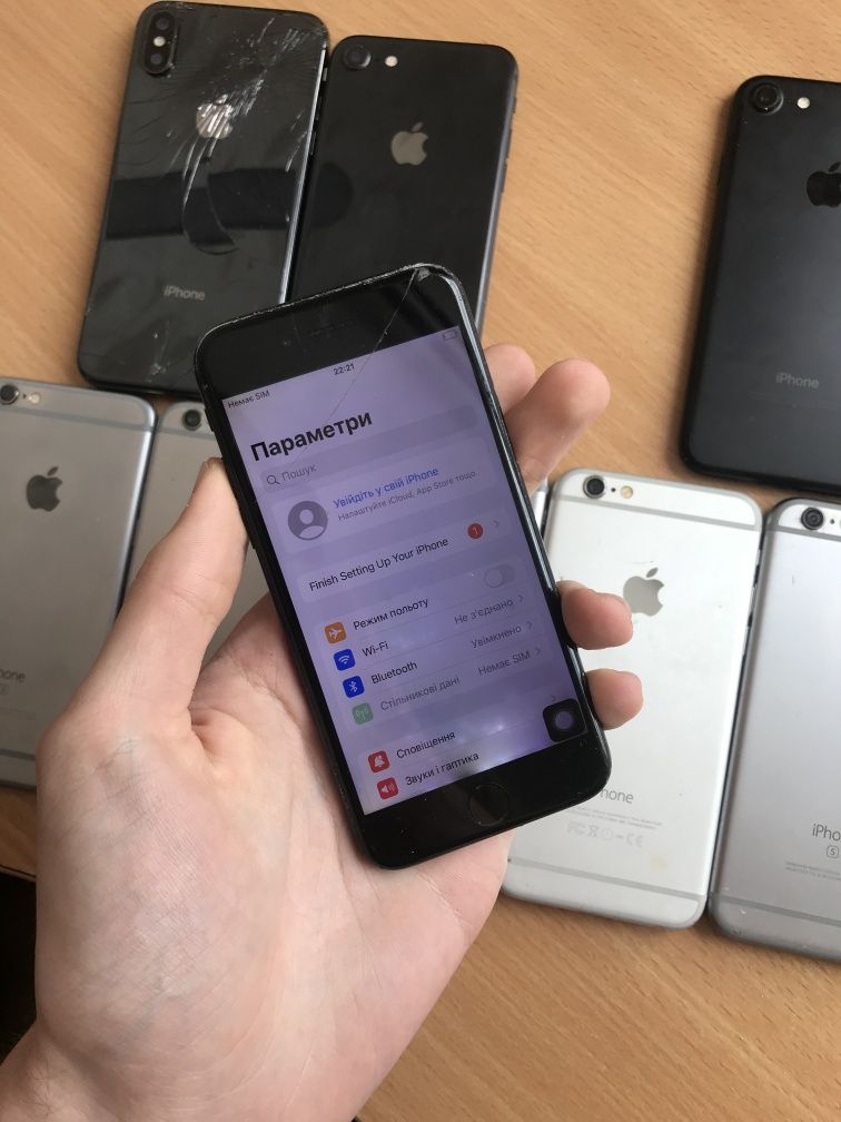 Лот телефонів Apple iphone X, 8, 7, 6S,6