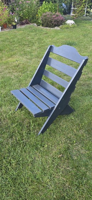 Drewniane Krzesło Ogrodowe – Solidne Stylowe Ogród,  fotel składane