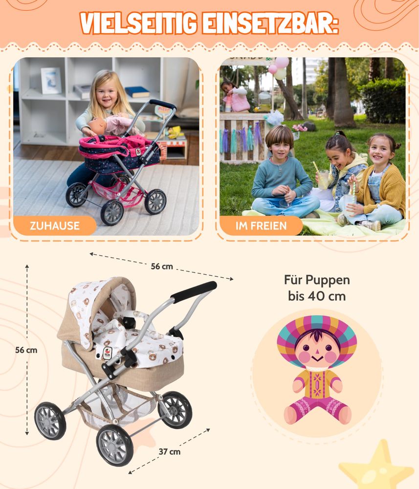 Розумна лялькова коляска Bayer Chic 2000 (555-63)
