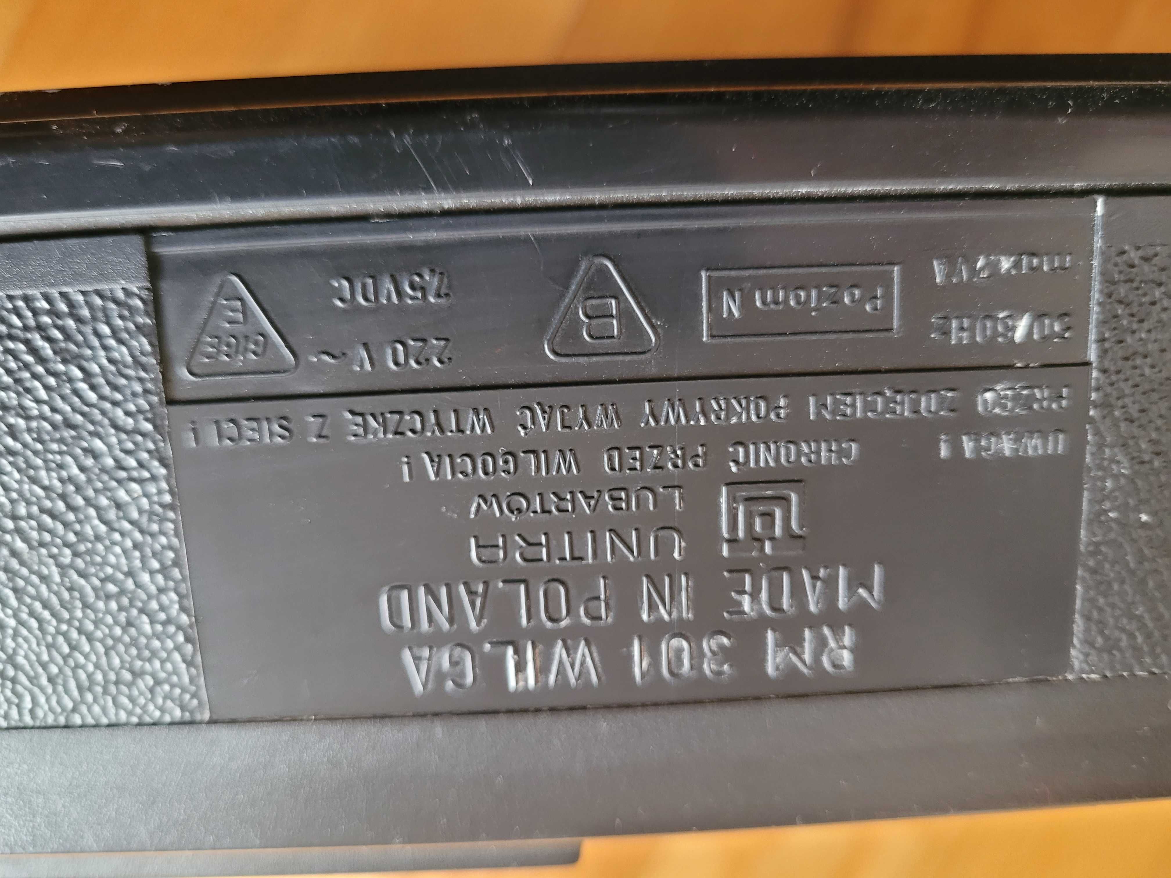 Radiomagnetofon kasetowy Lubartów Unitra WILGA RM301 PRL