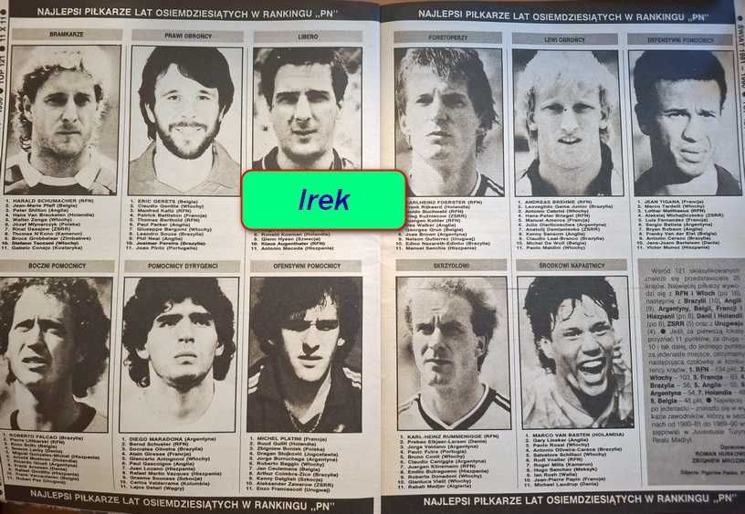 Miesięcznik "Piłka Nożna - Magazyn" - rocznik 1990