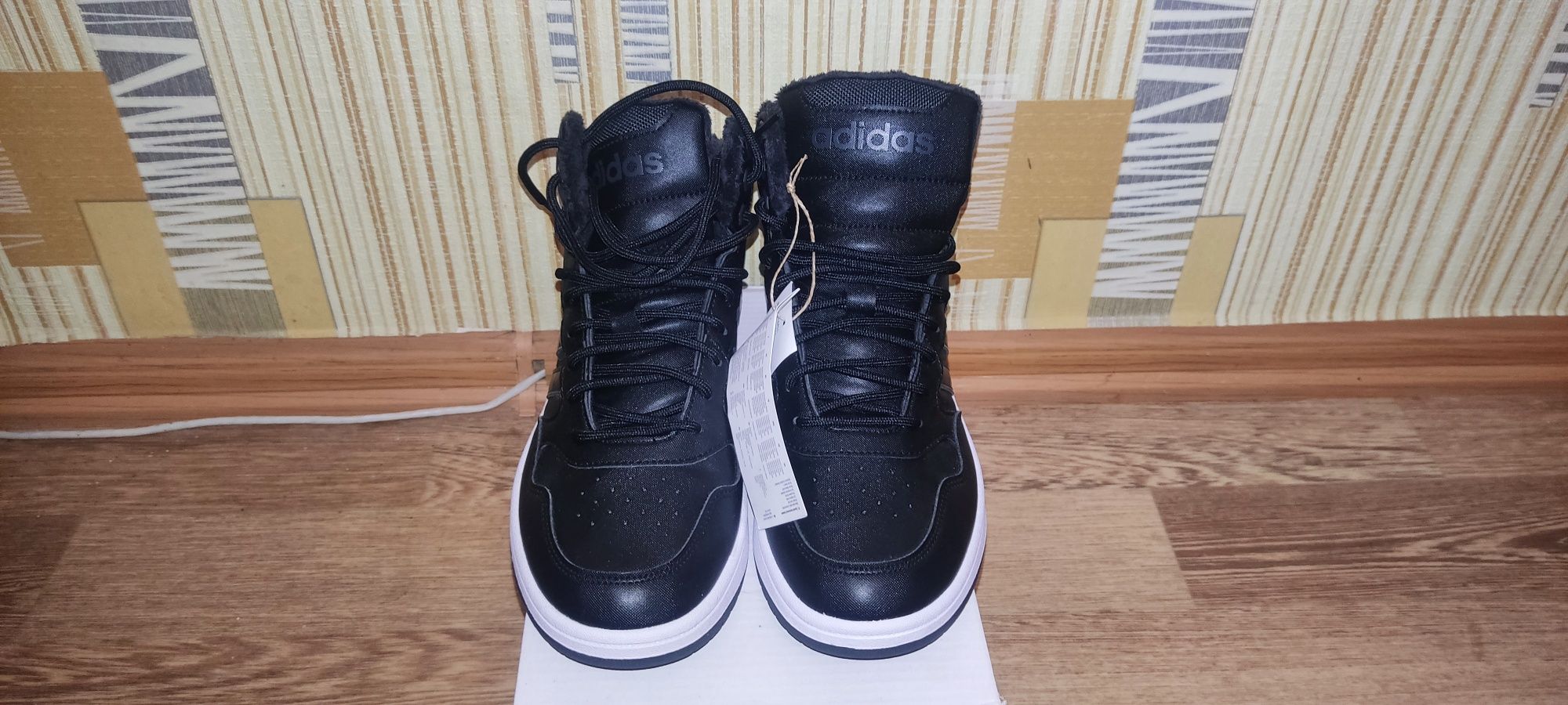 Кеды высокие Adidas Hoops 3.0 mid wtr 39 размер