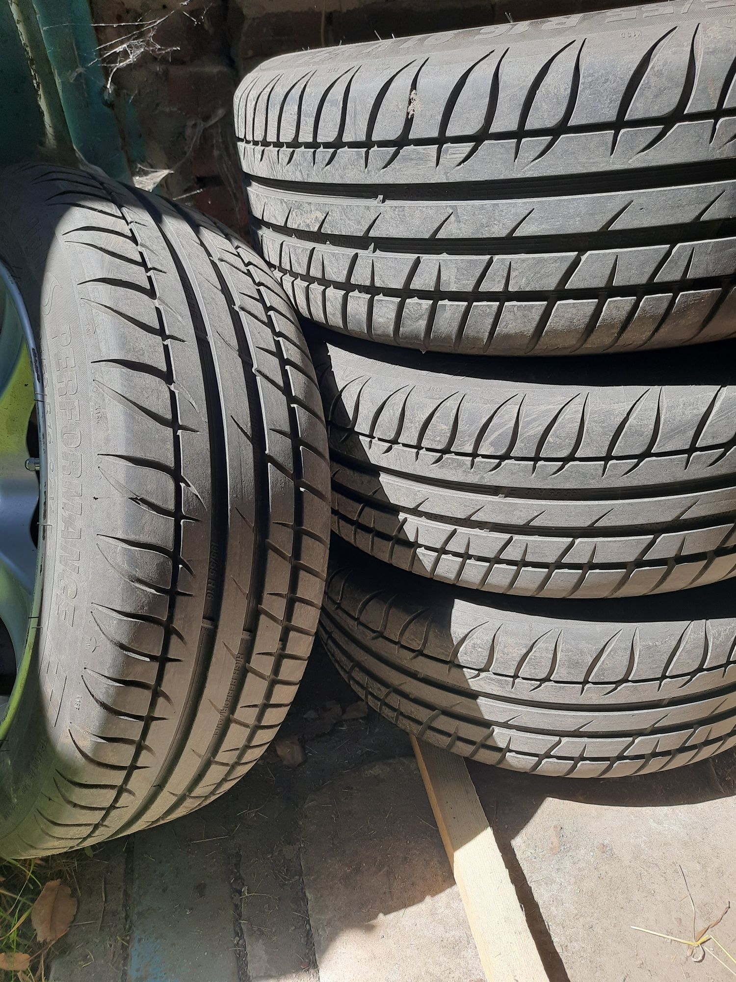 Диски r16 4x100 opel шини 195×55