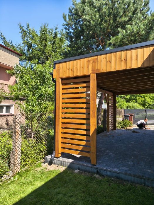 Nowoczesny Carport ,wiata garażowa,zabudowa tarasu.3x6 m.
