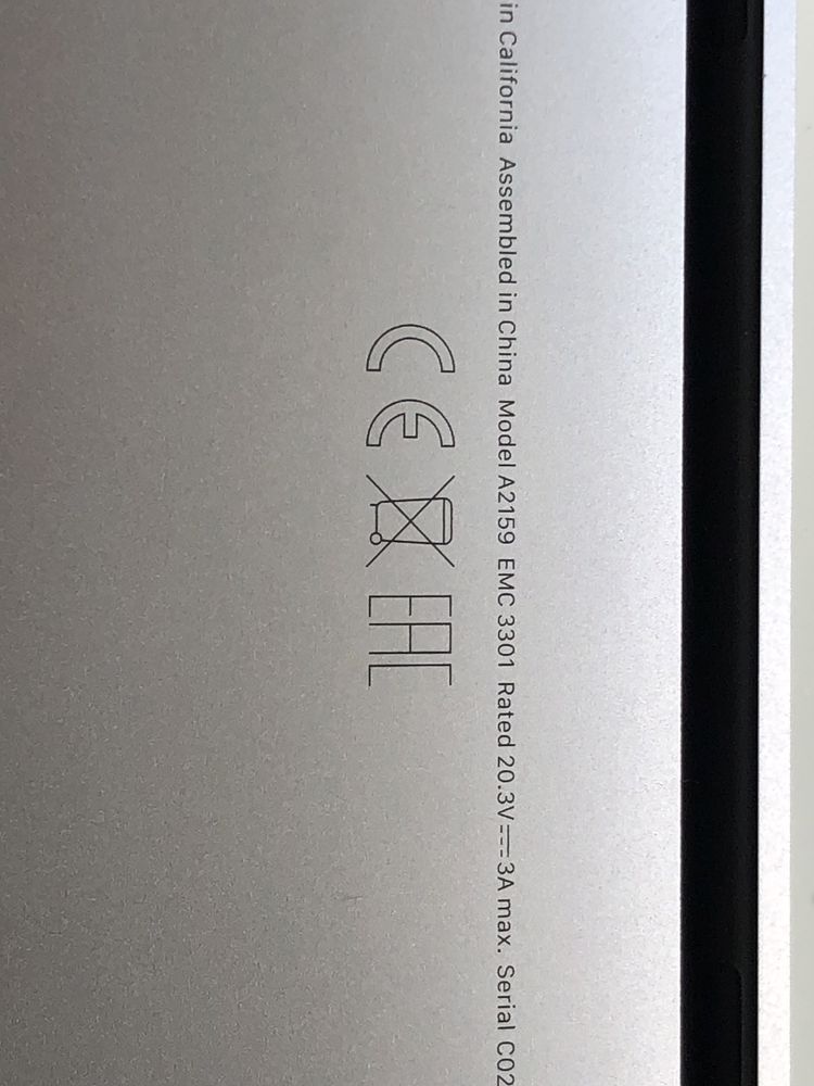 Mac Book Pro А2159 на запчасти