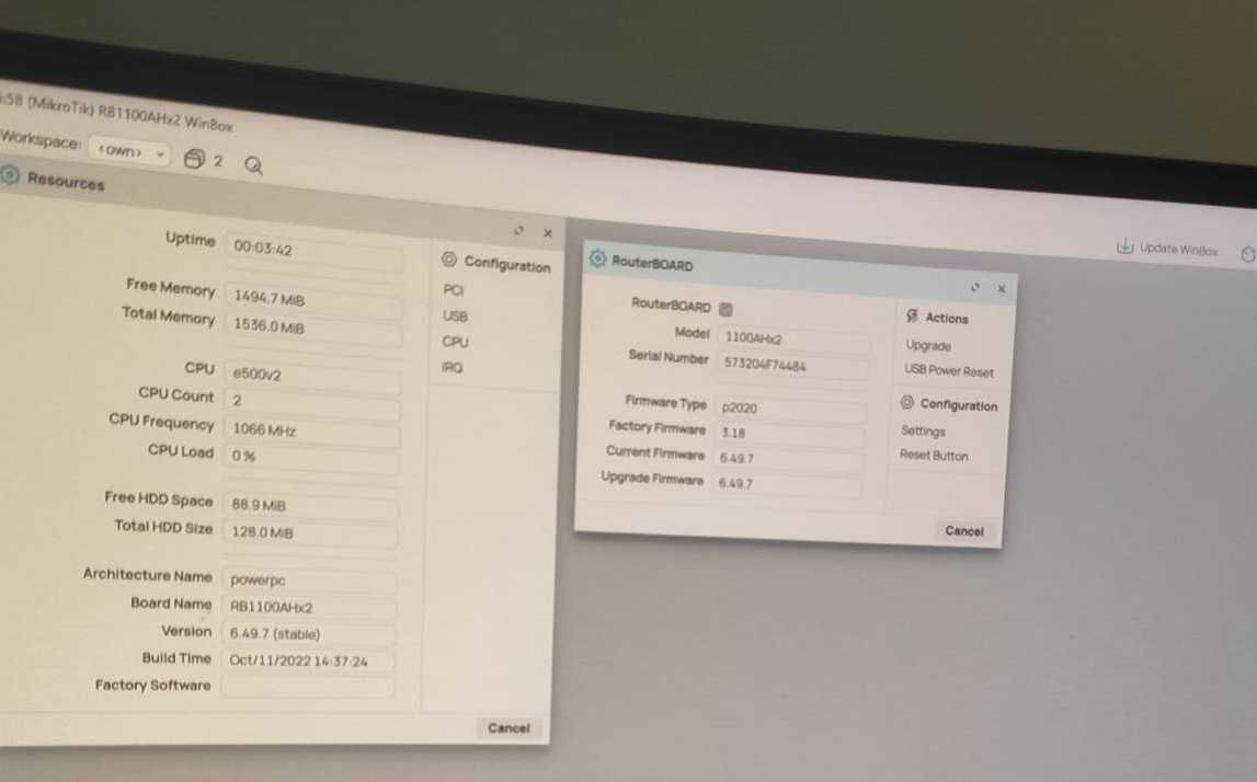 Router MikroTik Routerboard 1100 AH X2