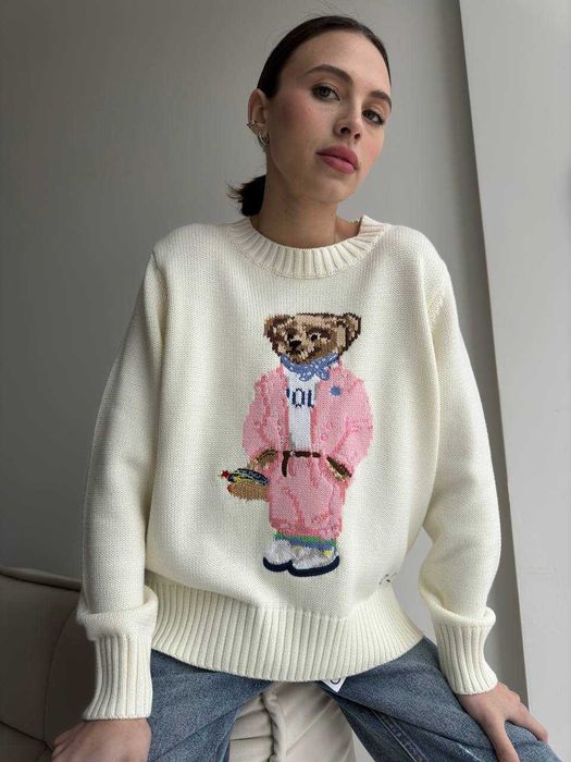 Sweter Polo Ralph Lauren! Kolekcja Misie Bear! Różne modele XS S M L