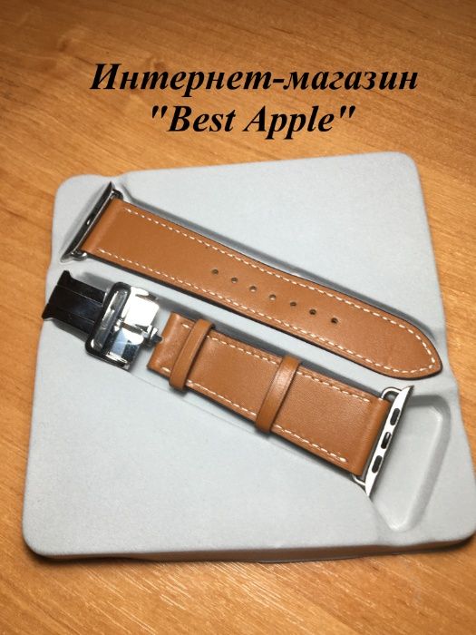 Кожаный Ремешок Single Tour Hermes Deployment Buckle,Apple Watch 38/42