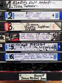 Kasety VHS do Magnetowidu koncerty