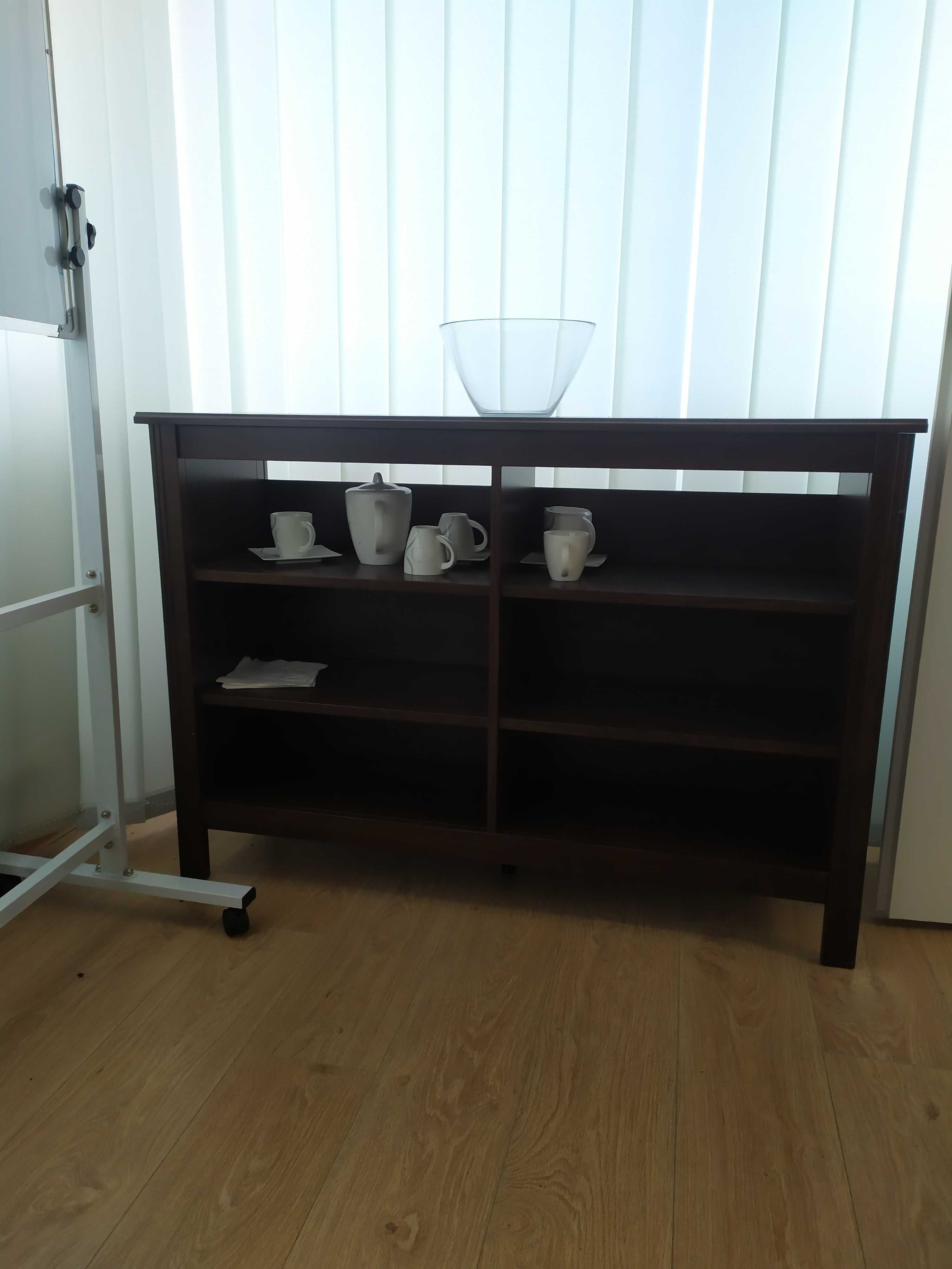 Elegancka IKEA BRUSALI Szafka RTV pod TV brązowy