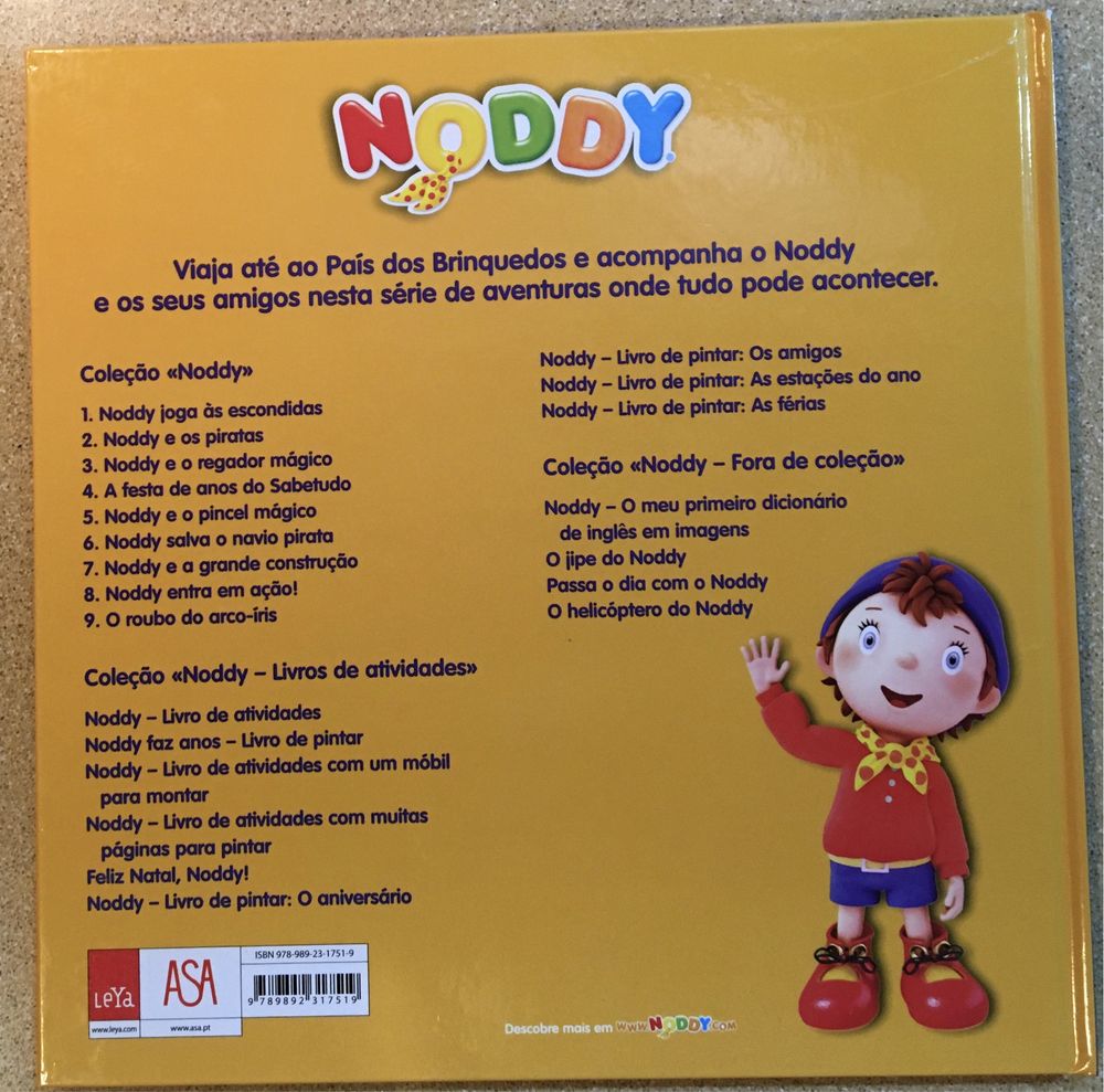 Livro do Noddy “O roubo do arco-íris” novo