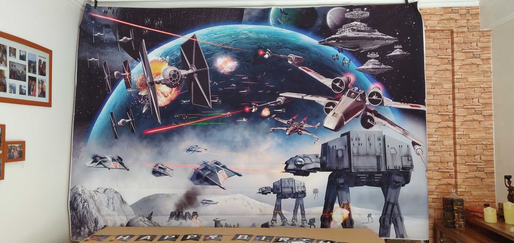 Star wars artigos de festa usados de aniversário