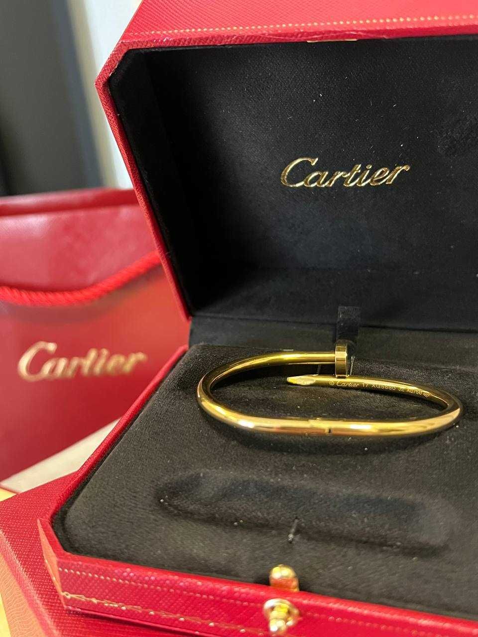 Bransoletka Cartier Juste Un Clou – Żółte Złoto z Diamentami, 17