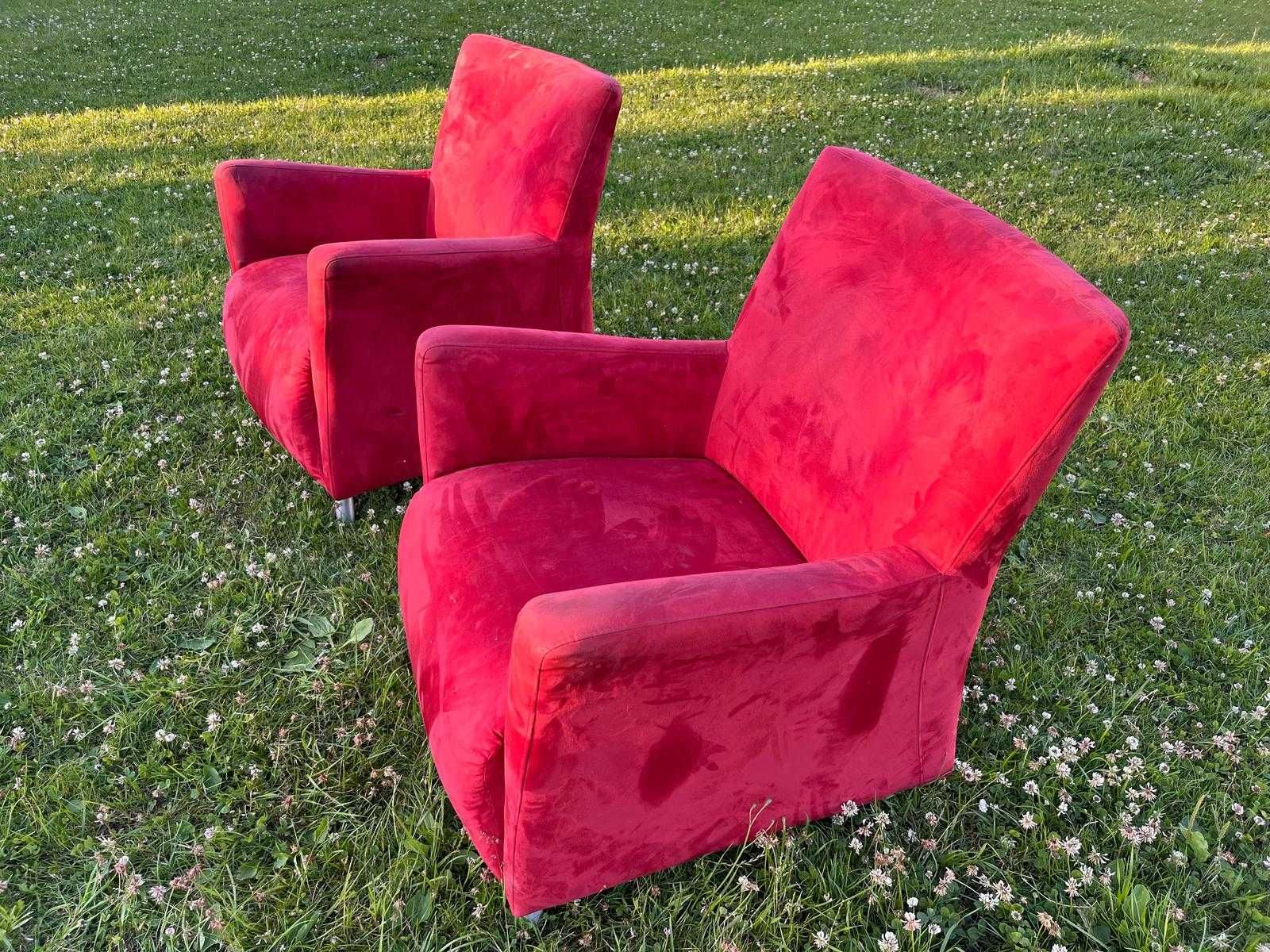 Dwa designerskie francuskie fotele! Fotel uszatek!