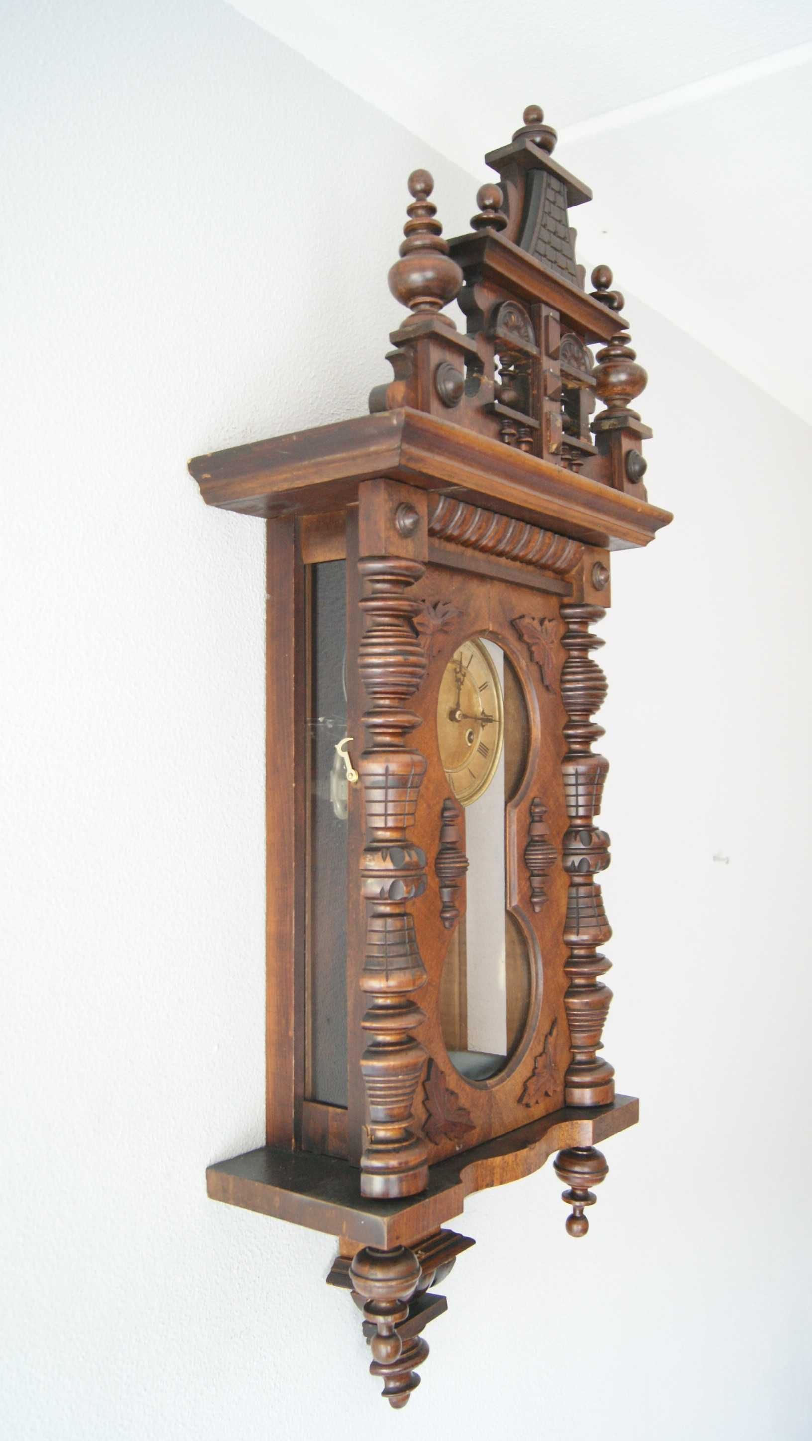 277 Zegar mechaniczny Junghans z 1907 roku antyk