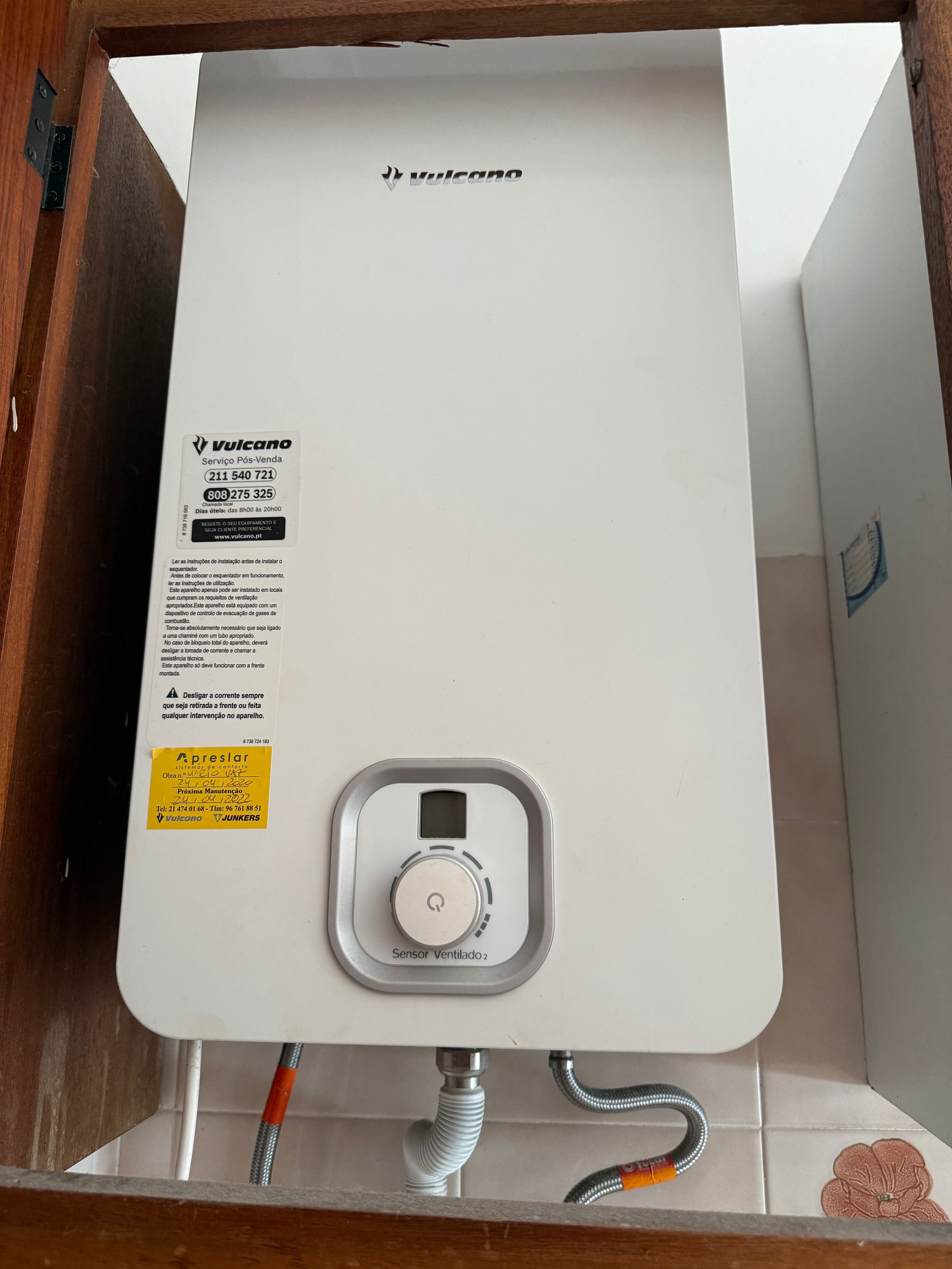 Esquentador Vulcano Sensor Ventilado 2