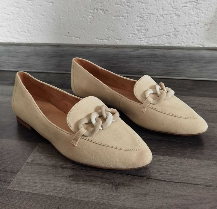 baleriny skórzane - 5th avenue