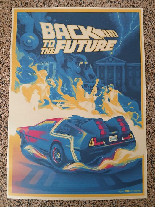 Poster - Back To The Future (papel kraft, 30x42 cm)