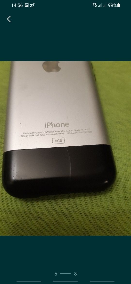 Iphone 2g 2007 8gb