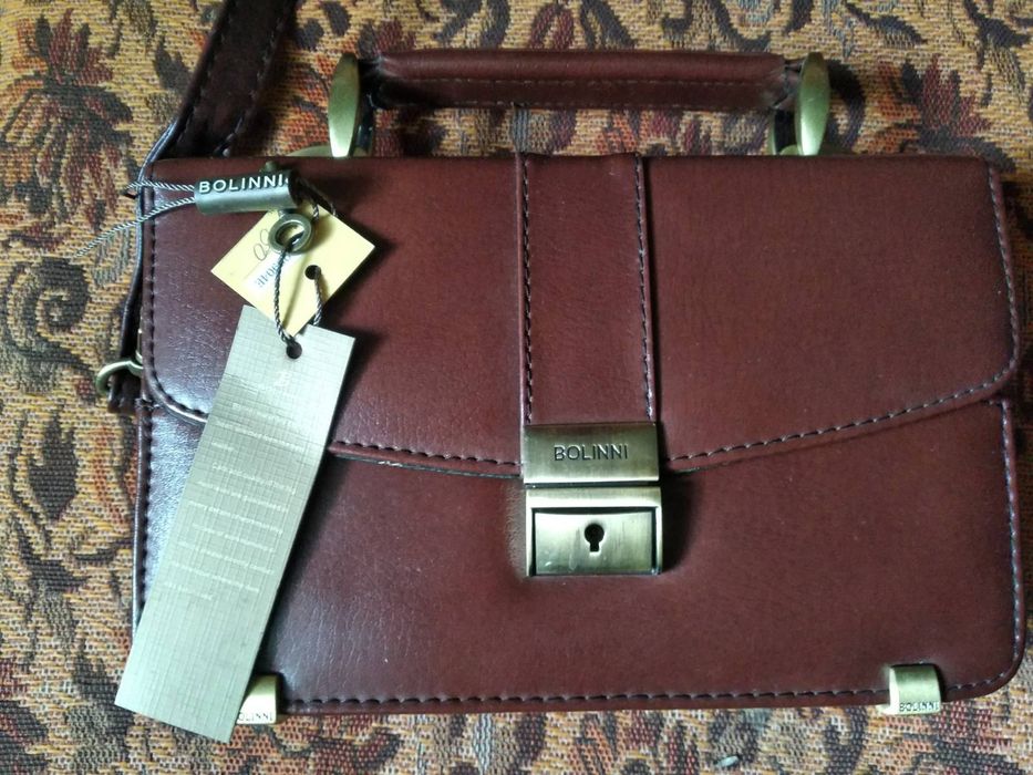 Барсетка чоловіча, нова, шкіряна