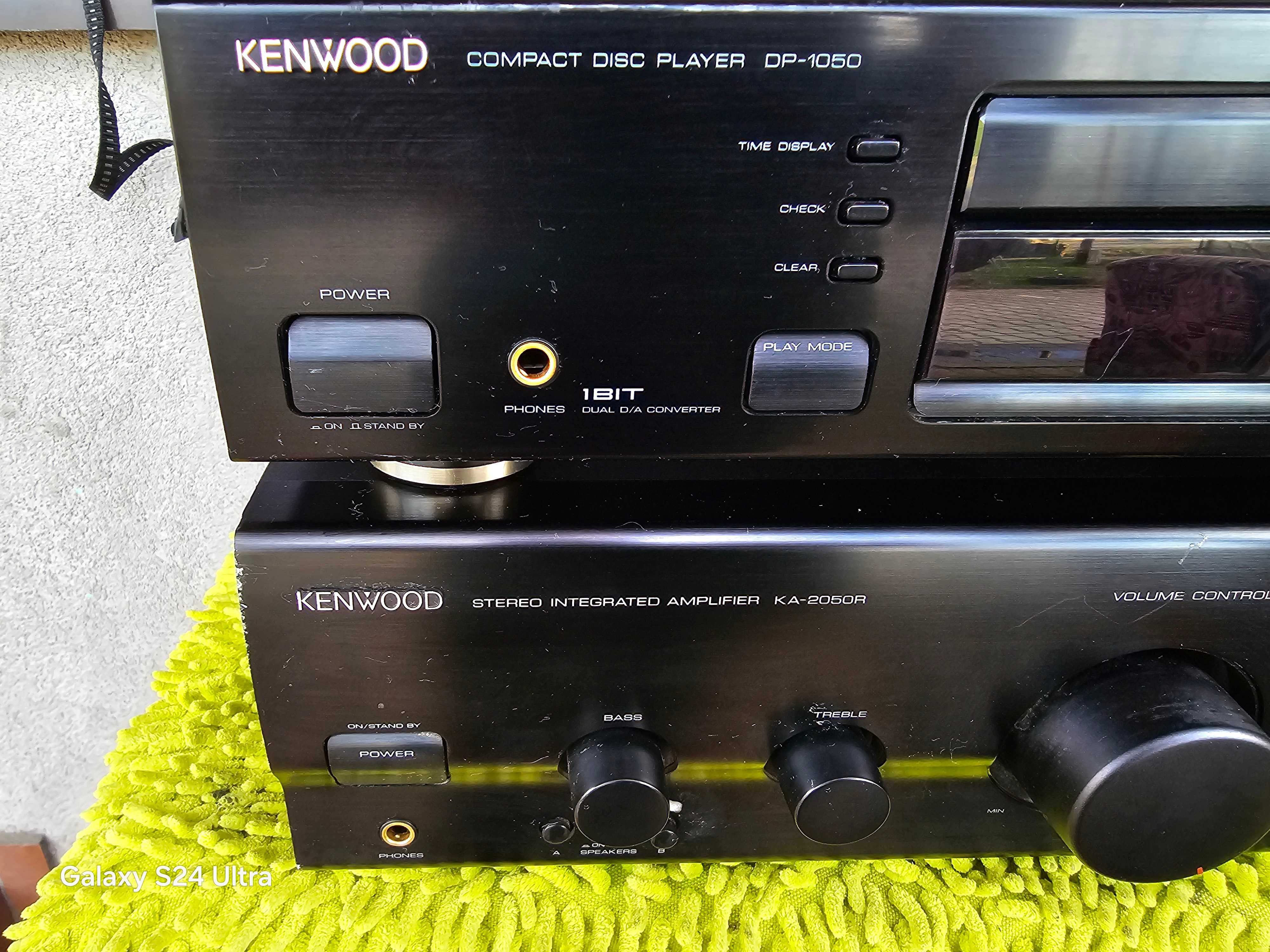 zestaw wzmacniacz +cd kenwood