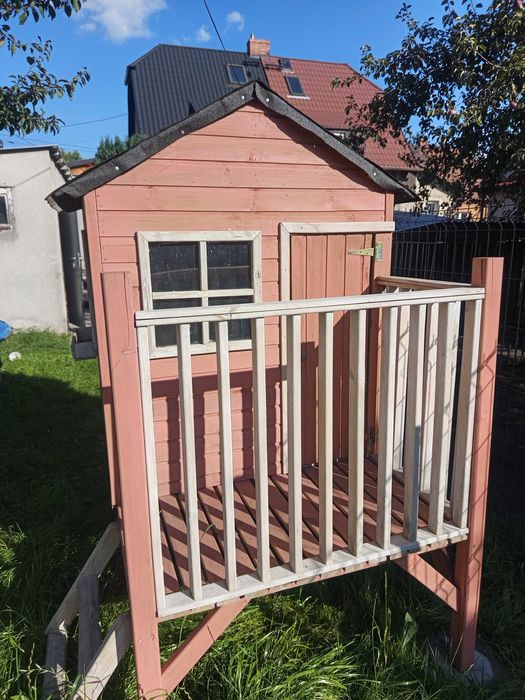 Huśtawka, domek , piaskownica