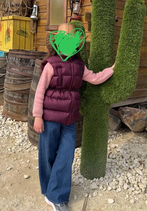 Джинси кльош на дівчинку 134р