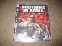 Jogo "Brothers In Arms: Hell`s Highway" PS3/Completo!