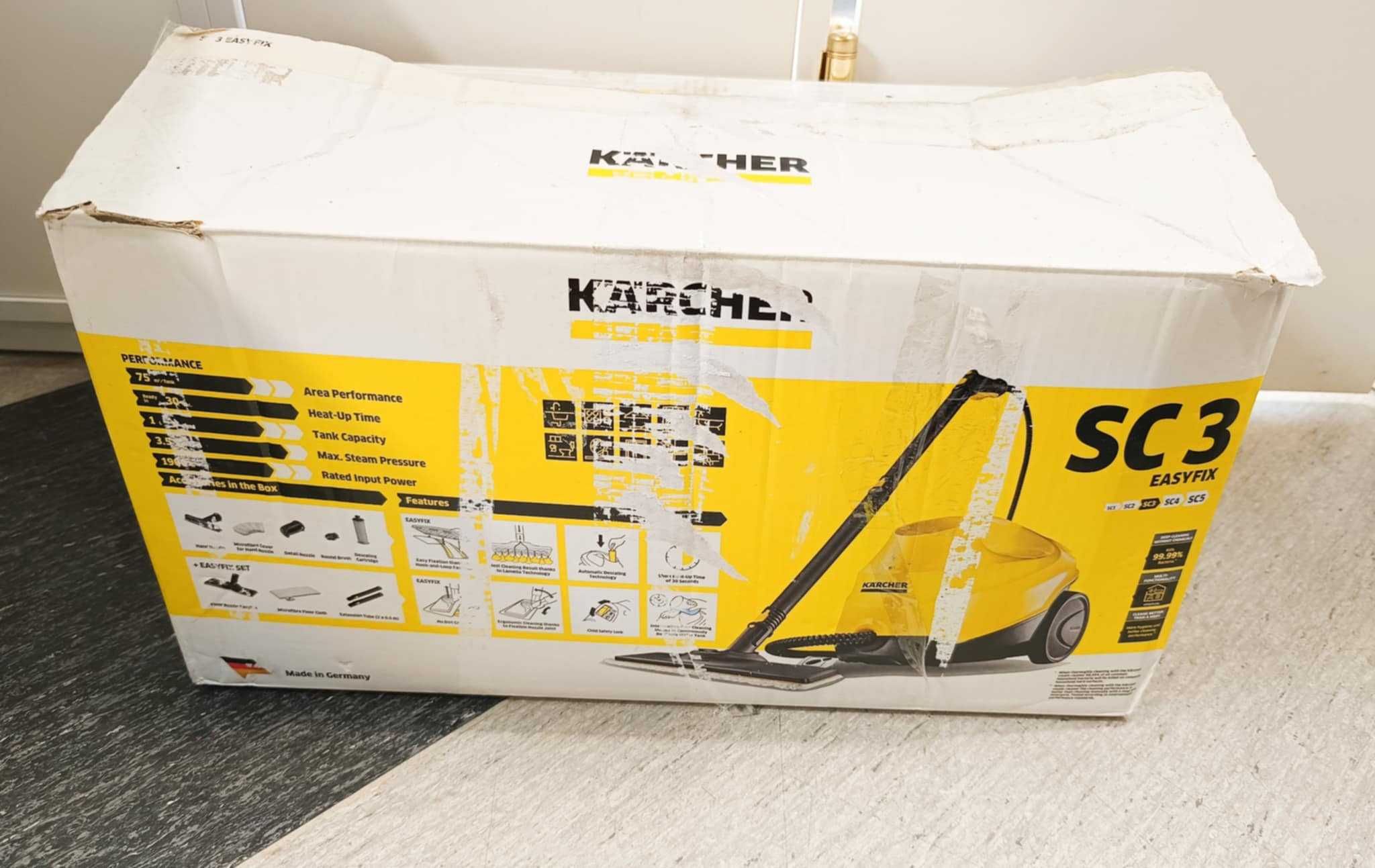 Parownica, myjka parowa Karcher SC 3 Easyfix, Komis Jasło Czackiego