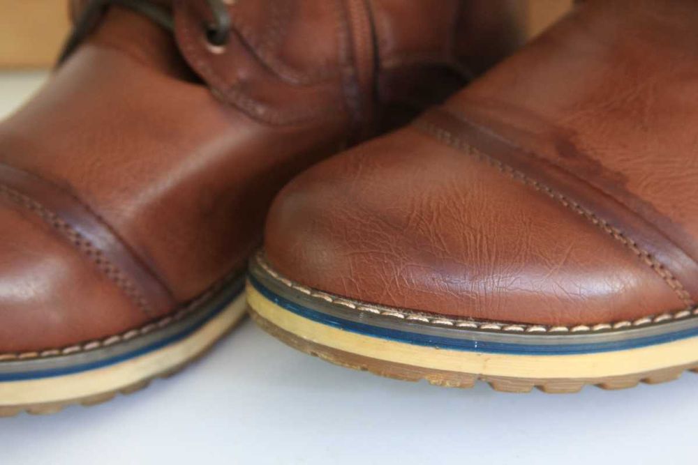 trapery męskie buty zimowe HKR rozmiar 40 eko skóra model 9WAD32703