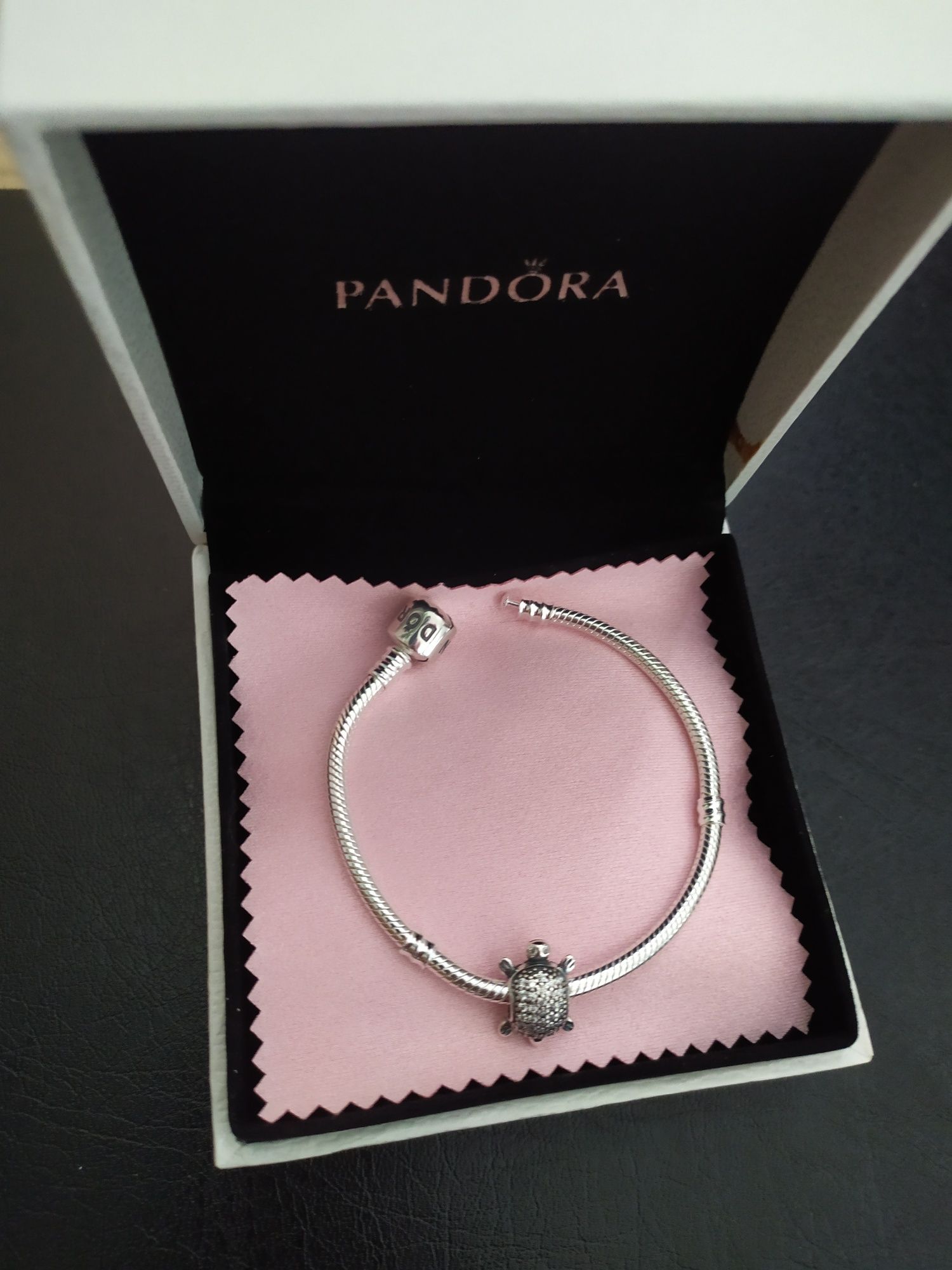 Charms zawieszka Pandora NOWA żółw S925 srebrny