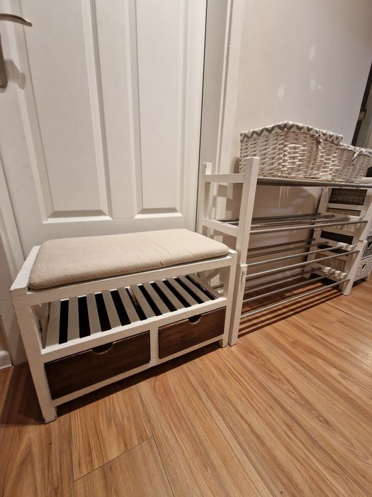 Zestaw - meble do przedpokoju + kosze