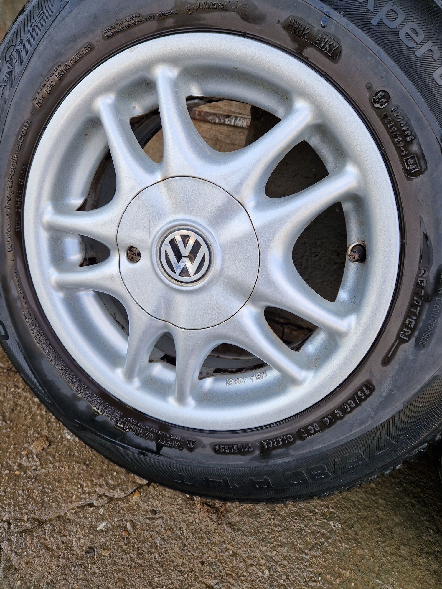 Alufelgi VW Golf