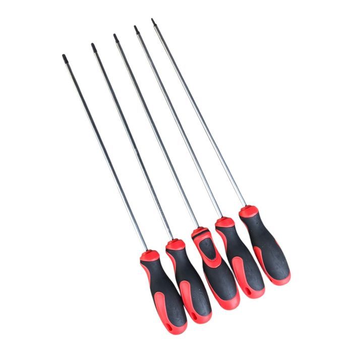 Набір викруток TORX з отвором T15 20 25 27 30 300 мм набор отверток