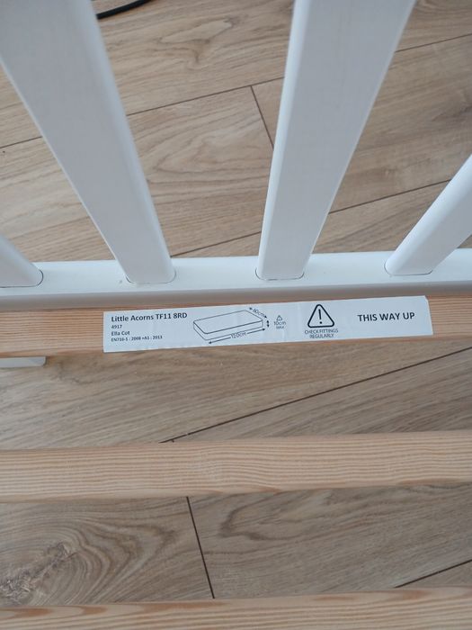 Łóżeczko 120x60 materac