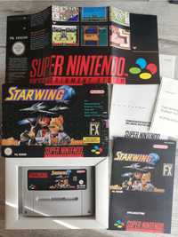 Star Fox (Starwing) PAL na Super Nintendo SNES komplet 3xA! plakat bdb