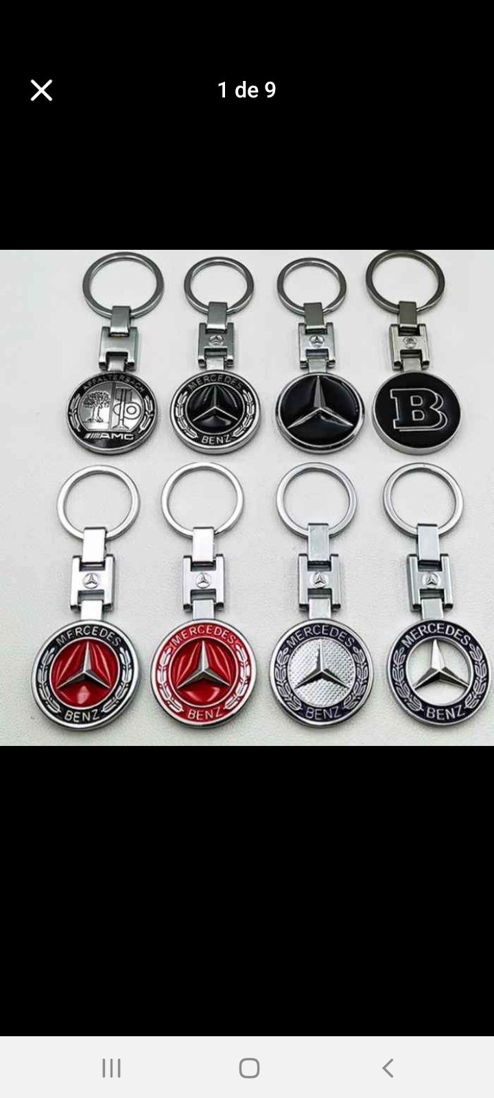 Porta-chaves Mercedes