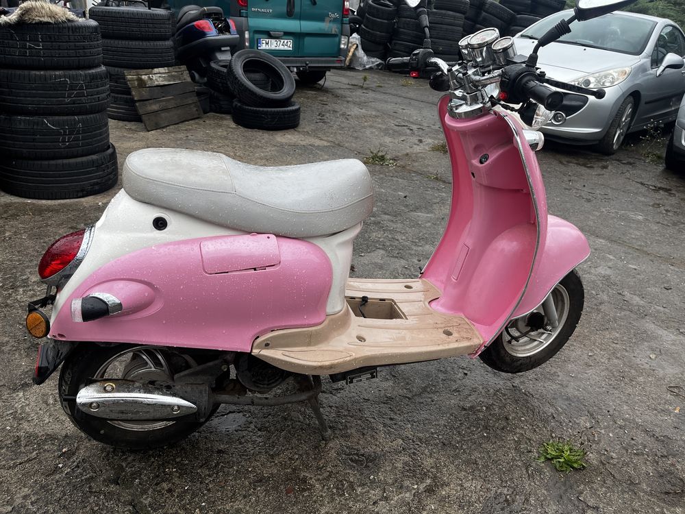 Skuter 50 Różowy