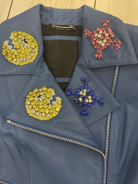 Шкіряна куртка Philipp Plein , жвноча шкіряна куртка