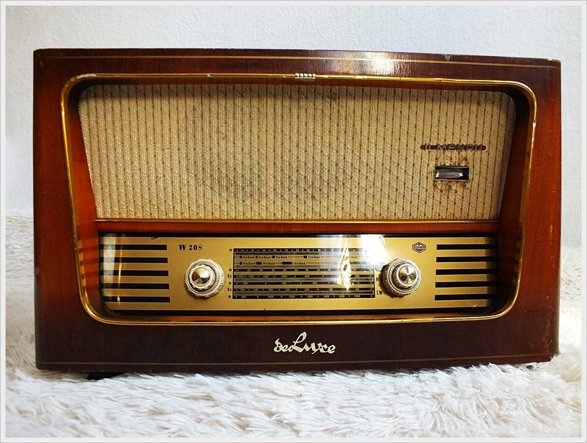 Stare lampowe Radio Sonneberg ILUMENAU 850 DeLuxe z lat 60-tych