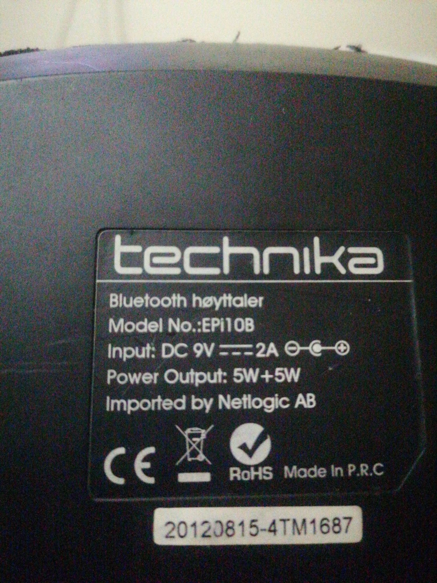 Coluna Bluetooth