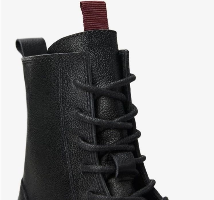 Демісезонні шкіряні ботинки фірми zara, 36 розмір