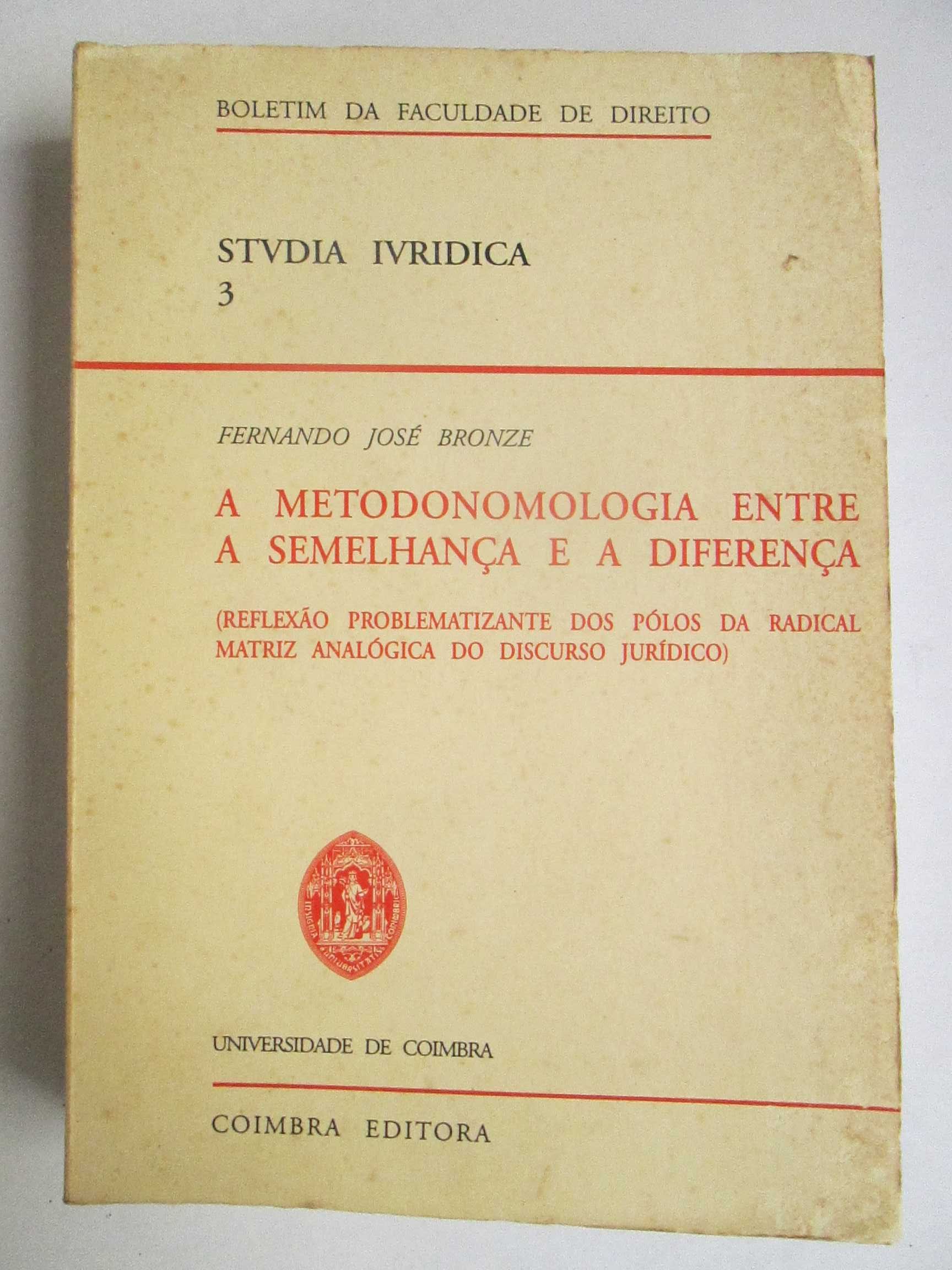 A Metodonomologia entre a Semelhança e a Diferença, Fer. José Bronze