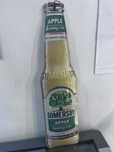 Garrafa somersby metalica de decoração